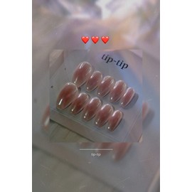 tip-tipnail tip - (Basic) Almond Egg / tip-tipnail tip - (기본) 아몬드에그