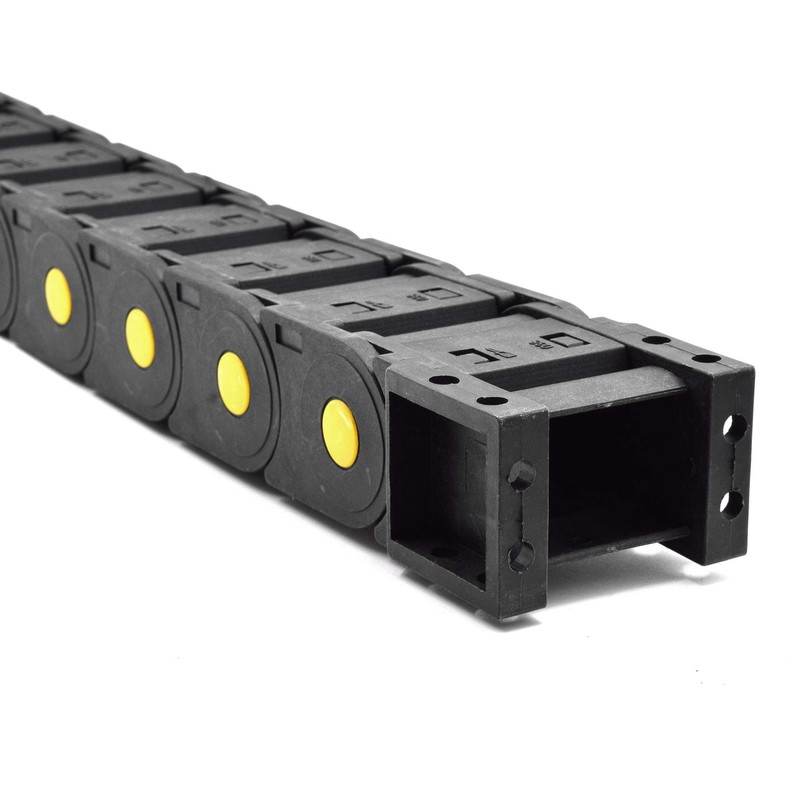 Plastic Drag Chain Cable Carrier Closed Type with End Connectors