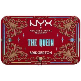 Nyx Professional Makeup, Bridgerton Paleta de Rubor, Tono: The Queen (rosa). Rubor en polvo. Fórmula vegana.
