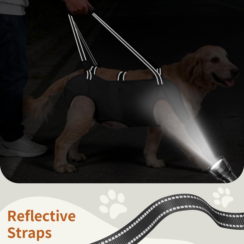 Mayerzon Full Body Dog Lift Harness, Support Senior & Disabled