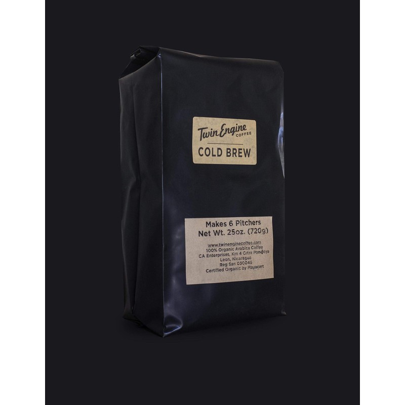 Cold Brew Coffee, Dark Roast by Twin Engine Coffee