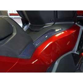 labelbike - 2 x 3D Gel Resin Stickers on the Side Running Board Protector Compatible with Honda Forza 750