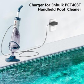 21.5V Charger for Handheld Pool Vacuums Compatible with Enhulk PCT403T 20V Battery Handheld Pool Vacuum Cleaner Power Cord