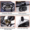 Hothit Gas Cooktop 2 Burner Outdoor Propane Stove, 28600 BTU,