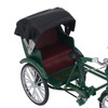 Rickshaw Model Retro Design Decorative Interesting Alloy 3 Wheel Rickshaw