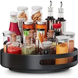 YYYFEI Susan Turntable,Lazy Susan,360-Degree Rotatable Spice Rack Organiser Pantry Turntable,Glides Easily Lazy Susan Cabinet Organizer,for Kitchen Cabinet Pantry Bathroom