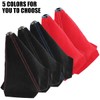 TSUGAMI Car Shift Boot Cover, Suede Leather Shift Knob Boot