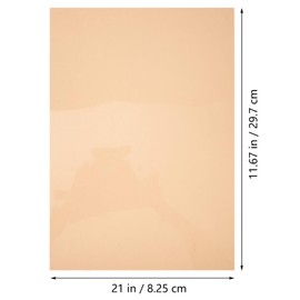 Operitacx 6pcs Sheet Filter Plate Color Gels for Lighting Classroom Light Filters Light Blocking Stickers Transparent Bookmark Correction Gel Light Filter Photography Lights Hard Plastic Pvc