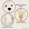 Bearington Everest The Polar Bear Stuffed Animal - 10.5" Soft