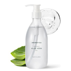 AROMATICA Organic Aloe Vera Gel for Skin and Hair Relief