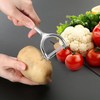 Kartoffelschäler Y-förmiger Gemüseschäler, Premium Kitchen Ultra Sharp Fruit Peeler, Imitationszinklegierungsschäler