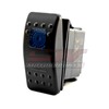 STVMotorsports Blue Auto Rocker Switch Off/ON/ON 12V LED Light 3