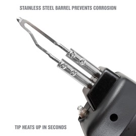 OEMTOOLS 24773 Professional Soldering Gun Kit with Case, Includes 2 Soldering Gun Tips and Rosin Core Solder, Automotive and Electronic Soldering Kit