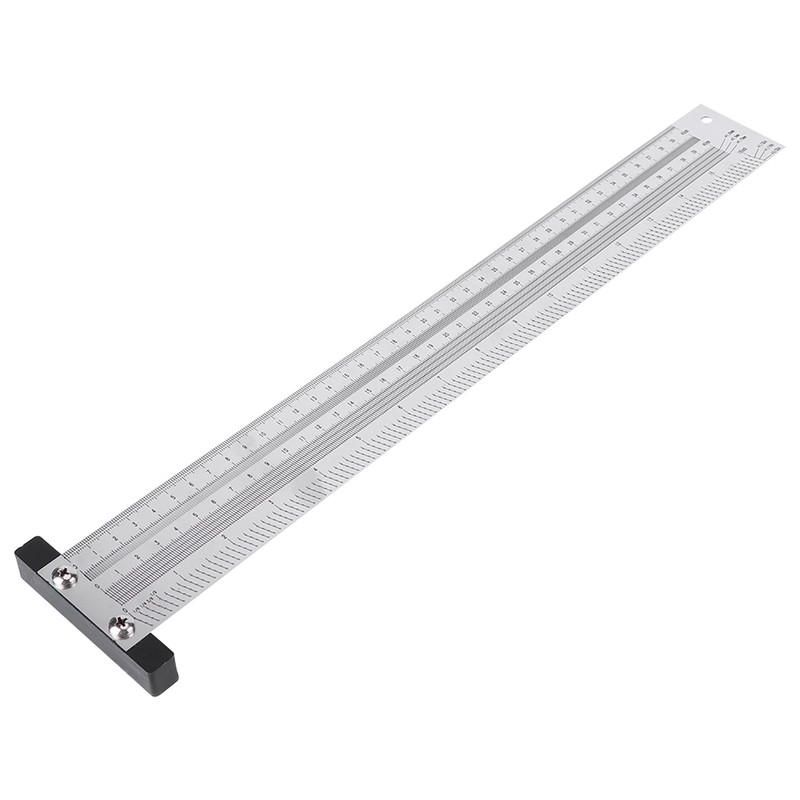Ultra Precision Marking Ruler Stainless Steel Woodworking Scribing Ruler Gauging