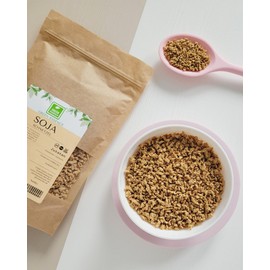 Soy Granules - as an Alternative to Minced Meat, 500 g from the Green Essence, Versatile Meat Substitute Made of Soy Granules for a Vegan Diet, Togned, Protein Rich and Durable (500 g)