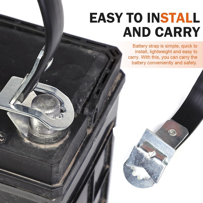 Ferianl Car Battery Carrier Strap, Metal Battery Lifting Strap, Heavy