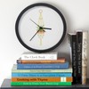 CafePress Macrame Plant 10" Wall Clock for Livingroom, Kitchen, or