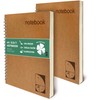 le vent 2 pack Grid Paper Large Spiral Notebook 8.5