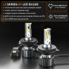 XWQHJW H4 LED Headlight Bulbs High Low Beam Super Bright