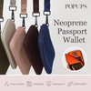 POPUPS Passport Travel Wallet for Women - Large Multiple Document