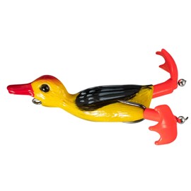 Top Water Duck Fishing Lures - Sinking Soft Lure | Duck Topwater Fishing Lure with Splashing Feet for Bass Trout Crappie