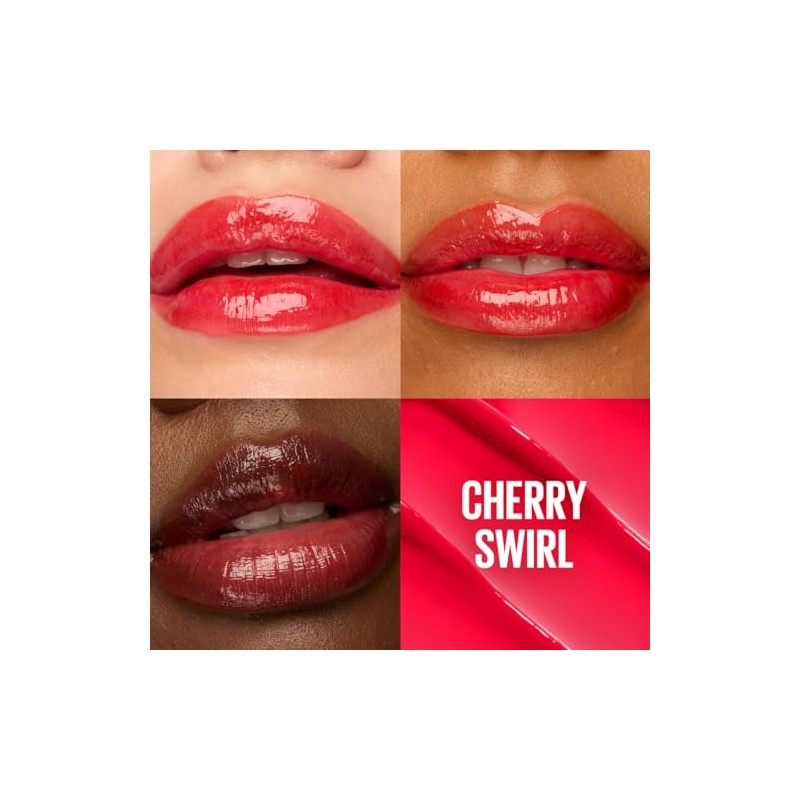 Maybelline Lifter Glaze, Bálsamo Labial Hidratante con Cereza, Cherry Swirl