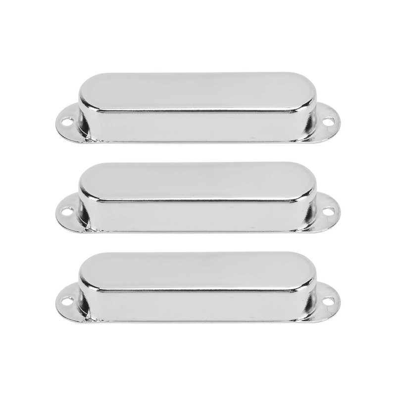 3Pcs Electric Guitar Single Coil Pickup Cover Copper Instrument Accessory