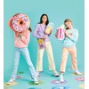 iscream Vanilla Scented Embossed Fleece Ice Cream Cone Embroidered Accent