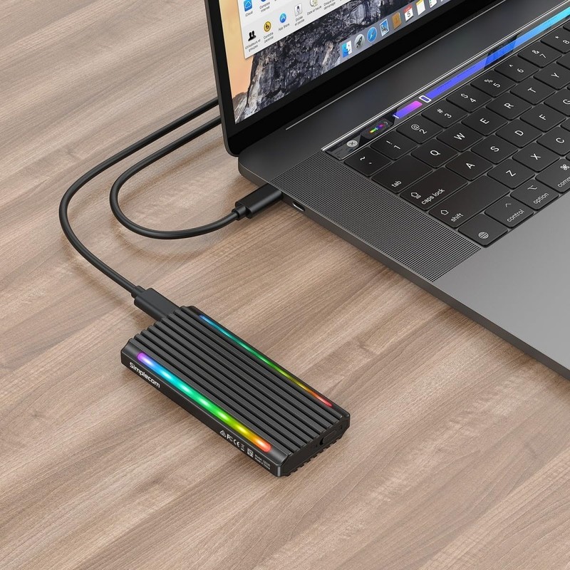 Simplecom SE525 NVMe / SATA M.2 SSD USB-C Enclosure with