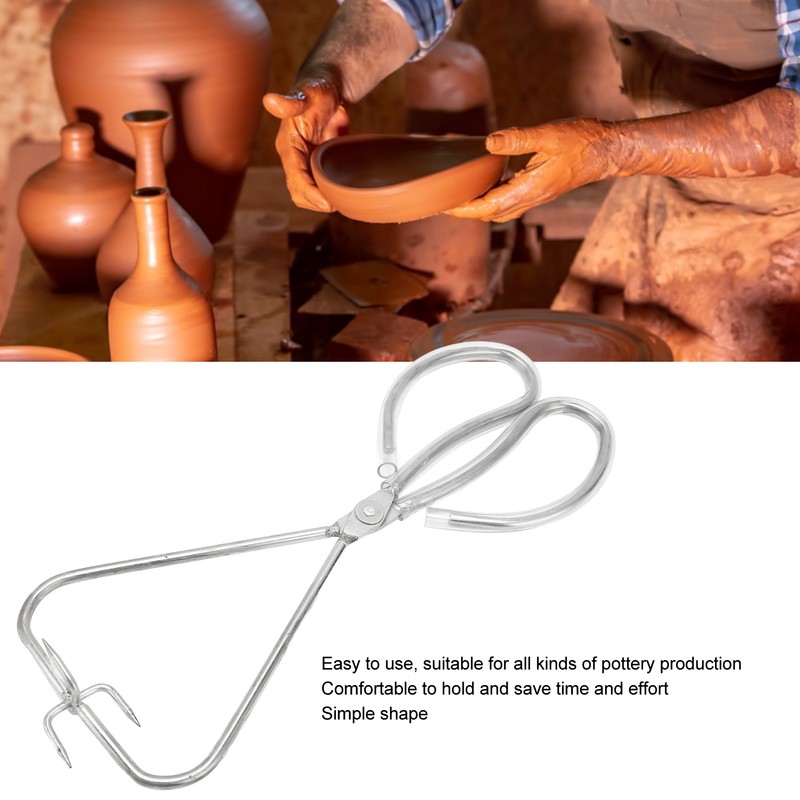 Dipping Tong Pottery Tool Stainless Steel High Strength Simple Shape
