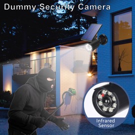 CAHOUGSMT Solar Motion Lights Outdoor 2000LM Security Flood Lights IP67 Waterproof Spot Lights for Yard Porch Garage 3 Pack