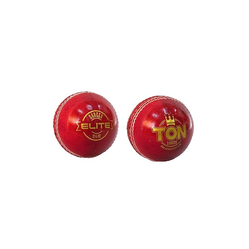 TON Elite Cricket Leather Cricket Ball. One ball. Hand Stitches,