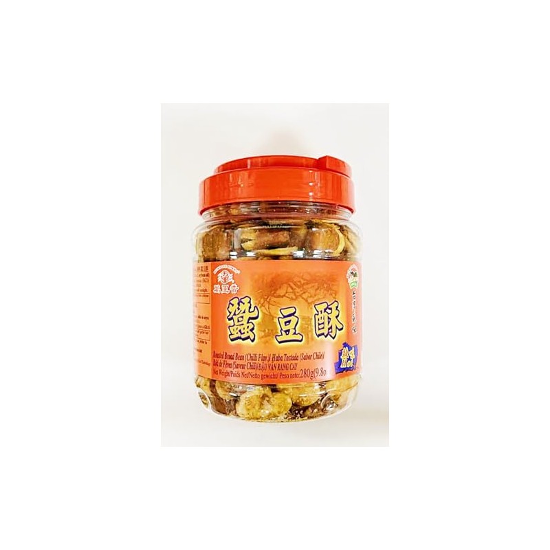 Roasted Broad Bean Chili Flavor Snack, 280g (9.8oz), Hot and