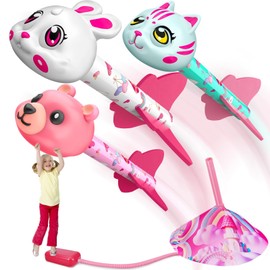 Anginne Geschenk Mädchen 3-12 Jahre,Rakete Spielzeug Mädchen Geschenke 3-12 Jahre Kinderspielzeug ab 3-12 Jahre Mädchen 3-12 Jahre Geschenkideen Outdoor Spiele für Kinder