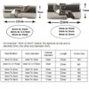 2 Pack Universal Joint Shaft Coupler Coupling Steering Connector for
