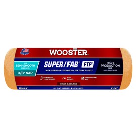Wooster Brush RR923-9 Inch Super Fab FTP Roller Cover, 3/8-Inch Nap