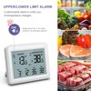 OQIMAX Refrigerator Thermometer Digital Fridge Freezer Thermometer with 2 Sensors