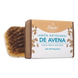 Sheló Nabel Jabón Artesanal Avena Piel Sensible Sheló Elimina Grasa Acné