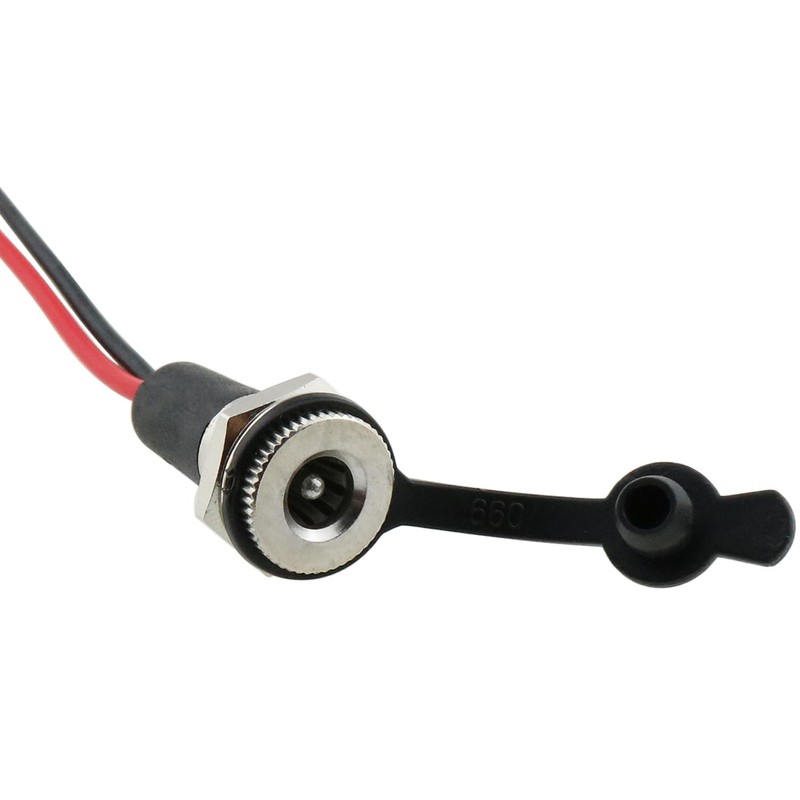 Heyous 5PCS 5.5x2.1mm 10A DC-099 Power Jack Cord Socket Threaded