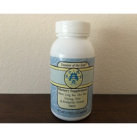 Treasure of The East, Ginseng Poria & Atractylodes Formula - Shen Ling Bai Zhu San (5:1 Concentrated Herbal Extract, 100 Capsules)