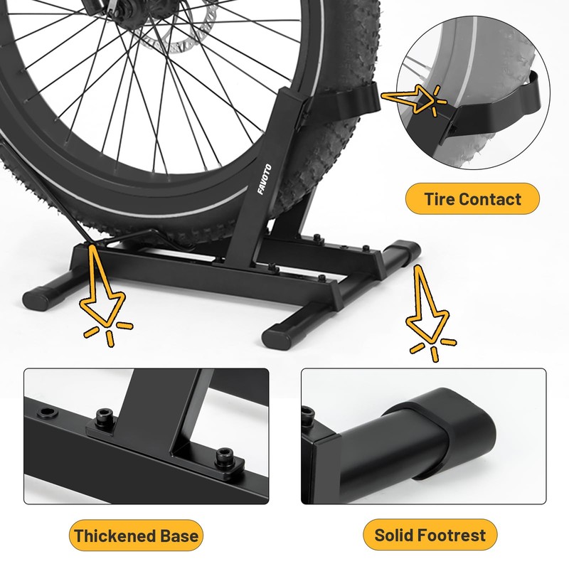 Bike Stand for E-Bike, Road & Mountain Bikes, Fits Up