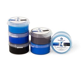 Fitness Knete Deluxe Attention 15 g Container Complete Set of 6 Finger Trainer Hand Trainer