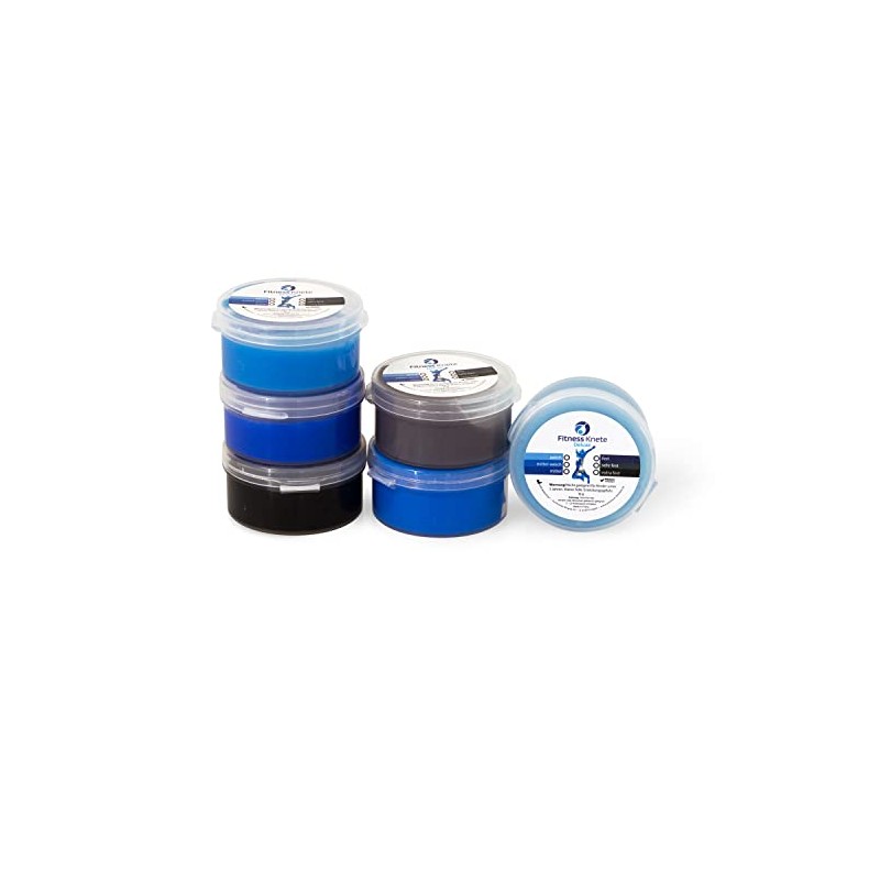 Fitness Knete Deluxe Attention 15 g Container Complete Set of