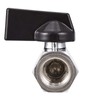 CPWUFIYD 2 Pack Brass Mini Ball Valve 1/4" NPT Female