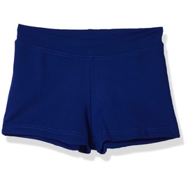 Capezio girls Boys Cut Low Rise athletic shorts, Royal, 6 8 US