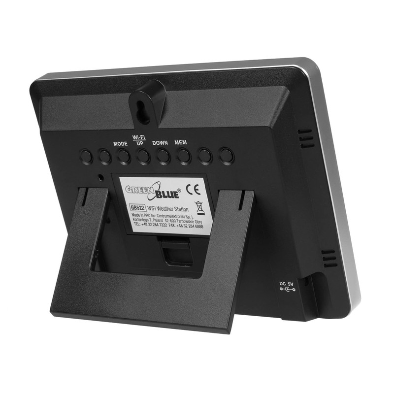 greenblue GB522 - GB522 Wireless color weather station WiFi DCF