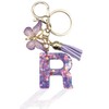 TOMOTHY Initial Key Chain Initial Charm Bag Charm Alphabet Cute,