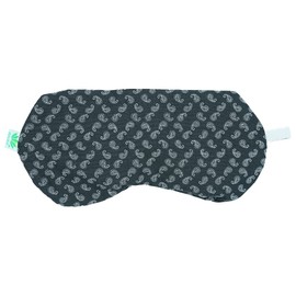 MALIKA - Antifaz herbal- Elaborada con Semillas y hierbas Aromáticas - Ideal para el Alivio de Ojos Hinchados o Mitigar el Dolor de Cabeza y Migrañas - Uso en Terapia de Frío/Calo (NEGRO)