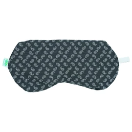 MALIKA - Antifaz herbal- Elaborada con Semillas y hierbas Aromáticas - Ideal para el Alivio de Ojos Hinchados o Mitigar el Dolor de Cabeza y Migrañas - Uso en Terapia de Frío/Calo (NEGRO)