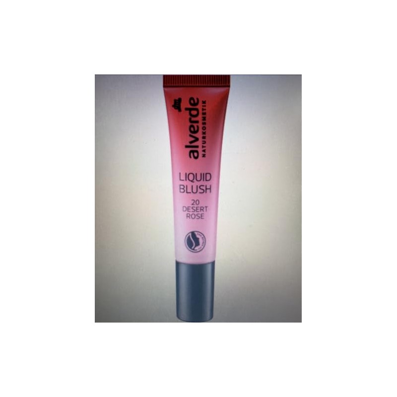 alverde Natural Cosmetics Blush Liquid Blush 20 Desert Rose, 15